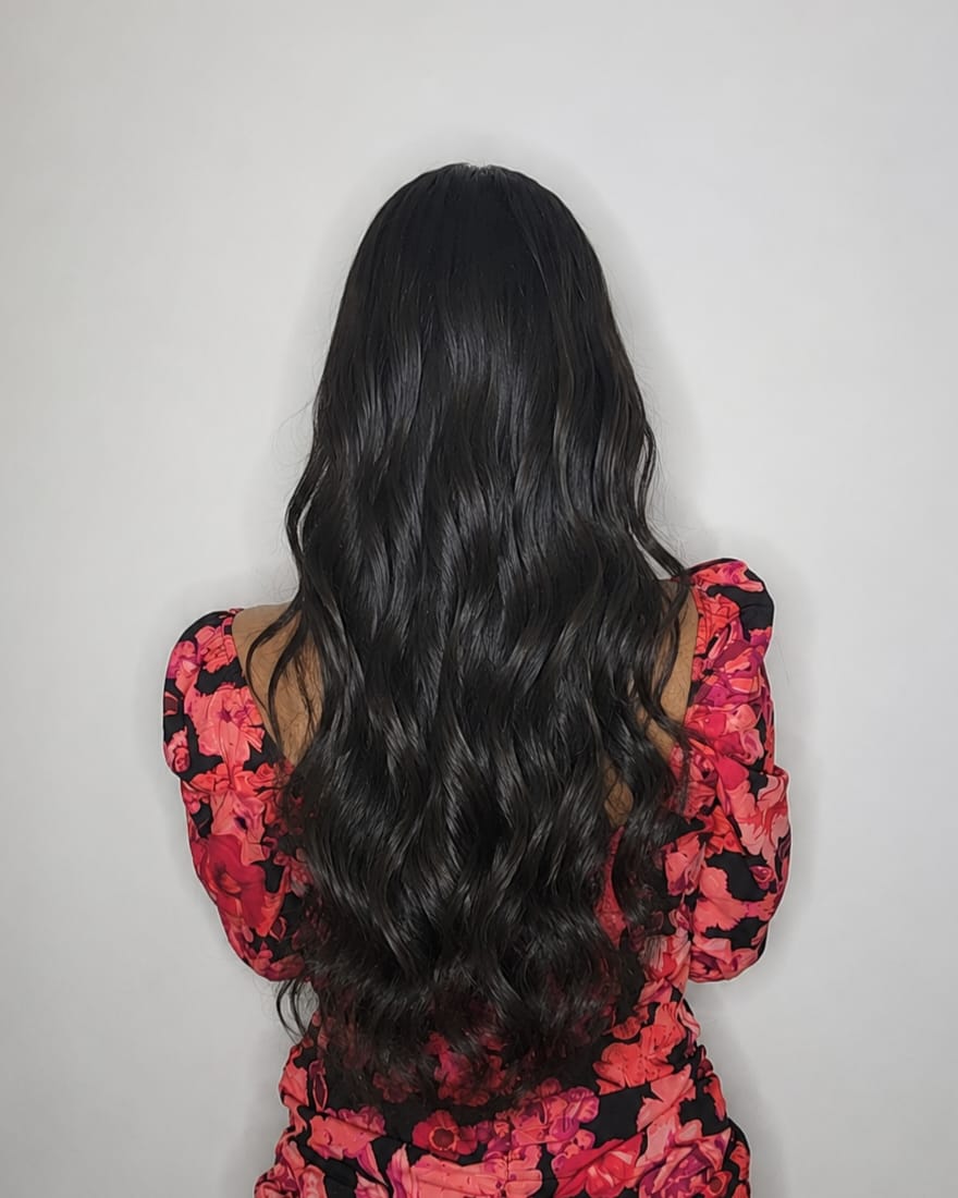 Peinado ondas de sirena